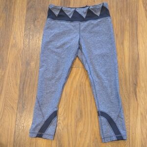 lululemon athletica Womens Gray and Black Leggings